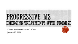 Secondary Progressive Multiple Sclerosis