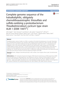 Complete Genome Sequence of the Haloalkaliphilic, Obligately