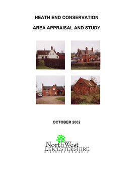 Heath End Conservation Area Appraisal and Study