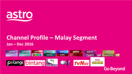 Channel Profile – Malay Segment