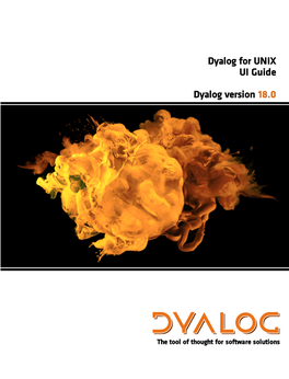 Dyalog for UNIX UI Guide