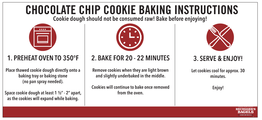 Chocolate Chip Cookie Baking Instructions Chocolate Chip Cookie Baking Instructions