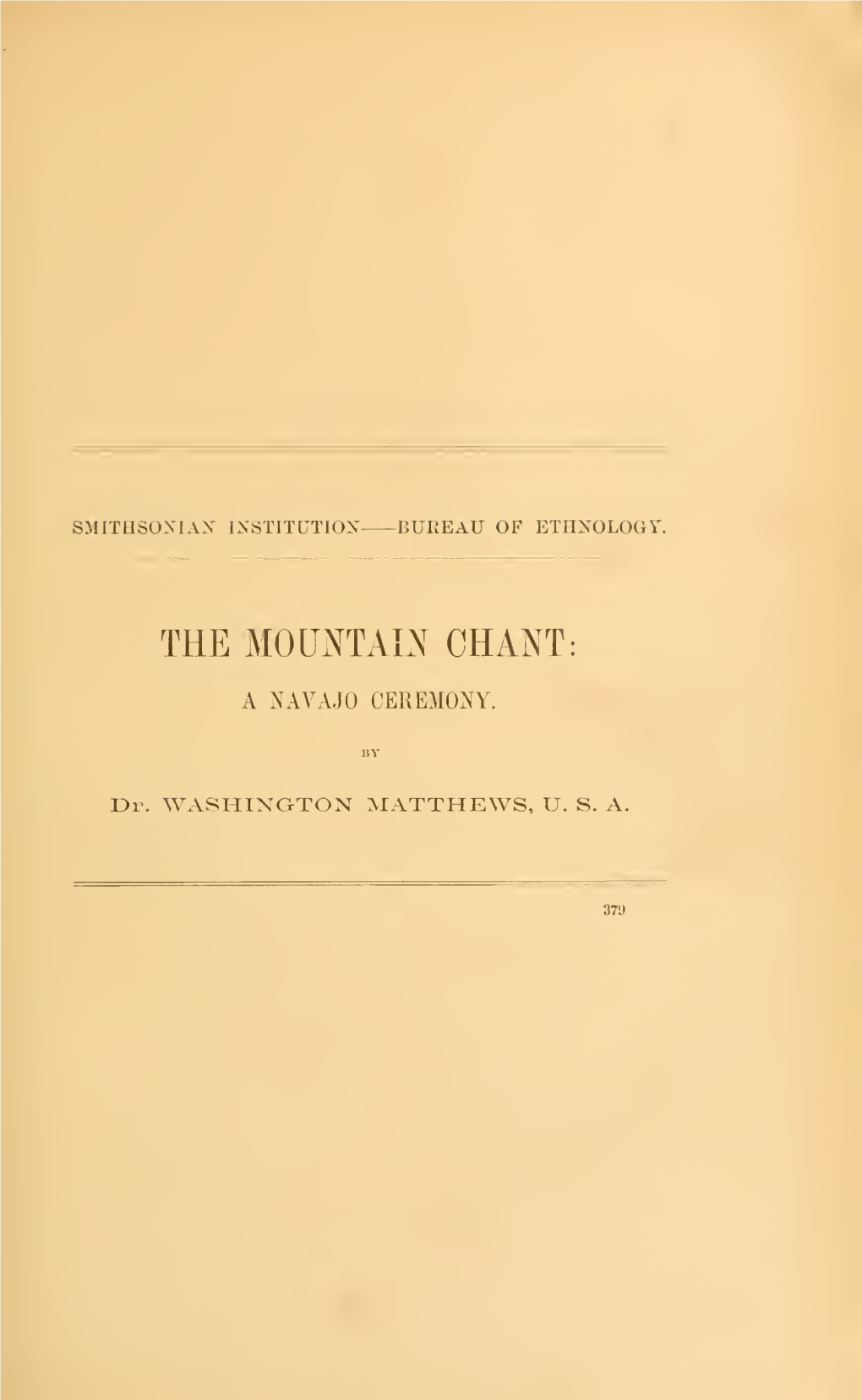 Mountain Chant a Navajo Ceremony.Pdf