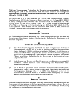 Thüringer Verordnung