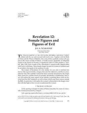 Revelation 12: Female Figures and Figures of Evil