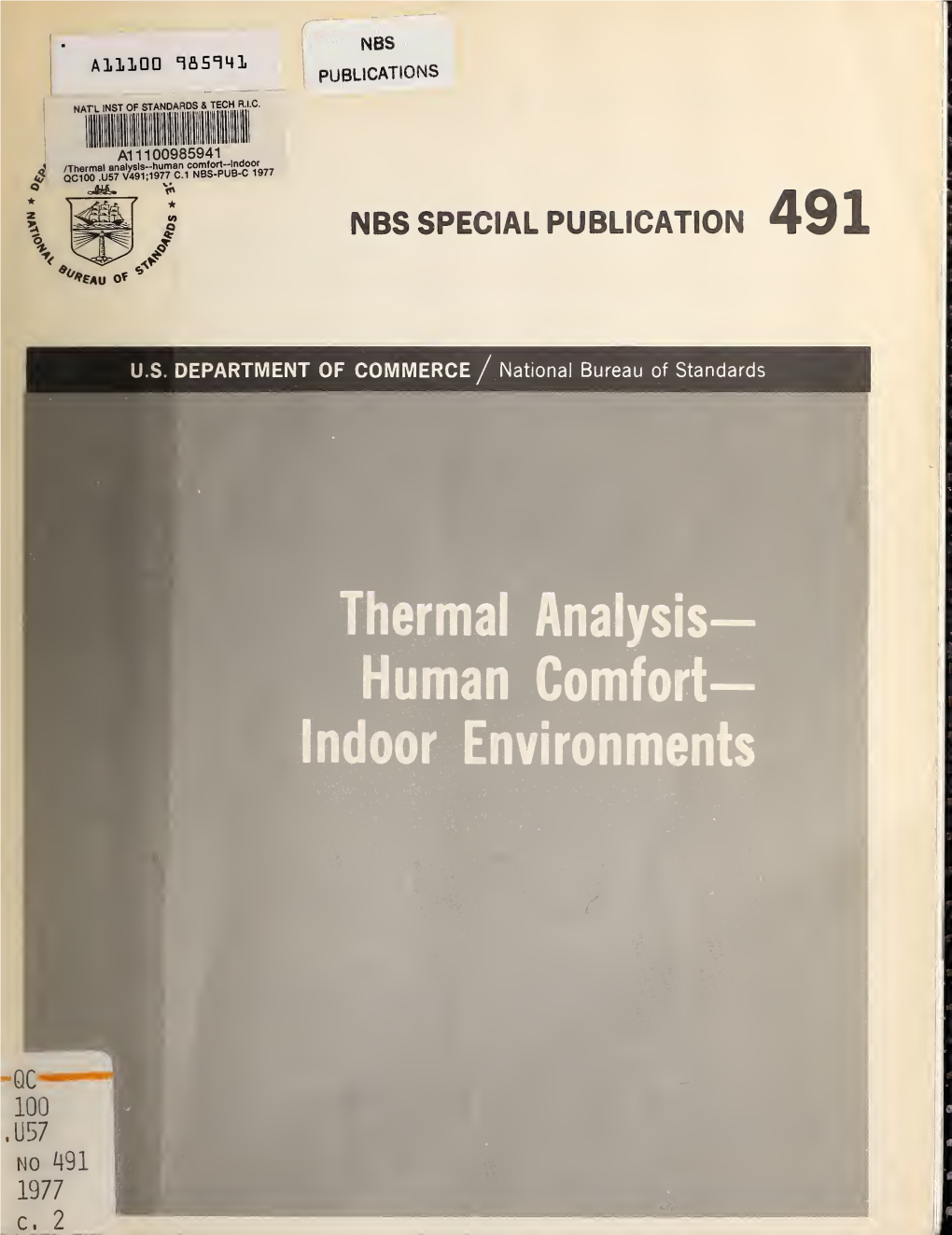 Thermal Analysis