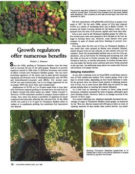 Growth Regulators Offer Numerous Benefits