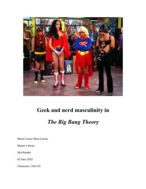 Geek and Nerd Masculinity in the Big Bang Theory