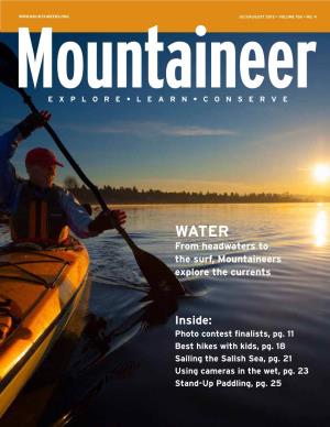 Mountaineerjuly/AUGUST 2012 • VOLUME 106 • NO. 4
