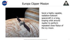 Europa Clipper Mission