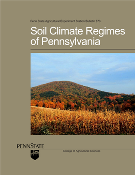 Soil Climate Regimes of Pennsylvania