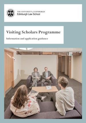 Visiting Scholars Programme