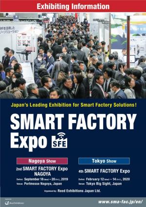 Exhibiting Information SMART FACTORY Expo Will Have