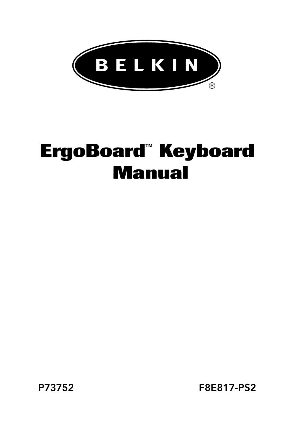 Ergoboard™ Keyboard Manual