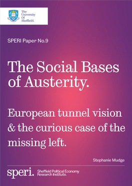 The Social Bases of Austerity