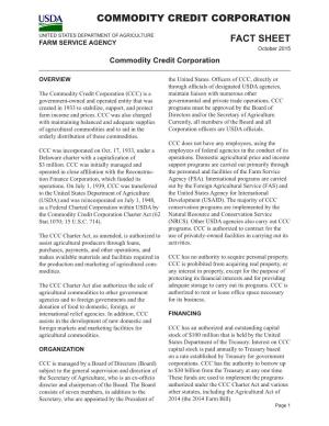 Commodity Credit Corporation