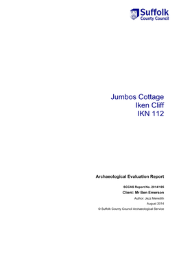 Jumbos Cottage Iken Cliff IKN 112