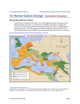 14. Roman Culture Change
