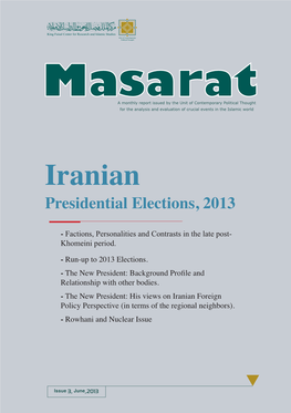 Iranian Presidential Elections, 2013