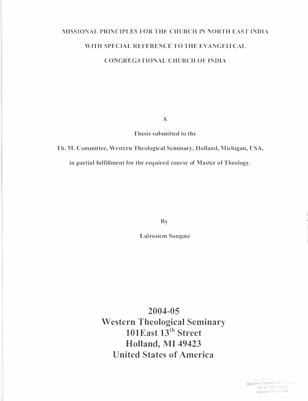 2004 Thm Thesis Songate Lalrosiem-OCR.Pdf