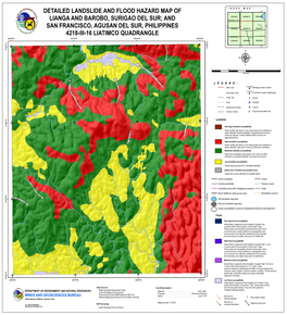 Detailed Landslide and Flood Hazard Map of Lianga And