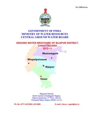 Bijapur District, Chhattisgarh 2012-13