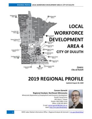 Local Workforce Development Area 4: City of Duluth