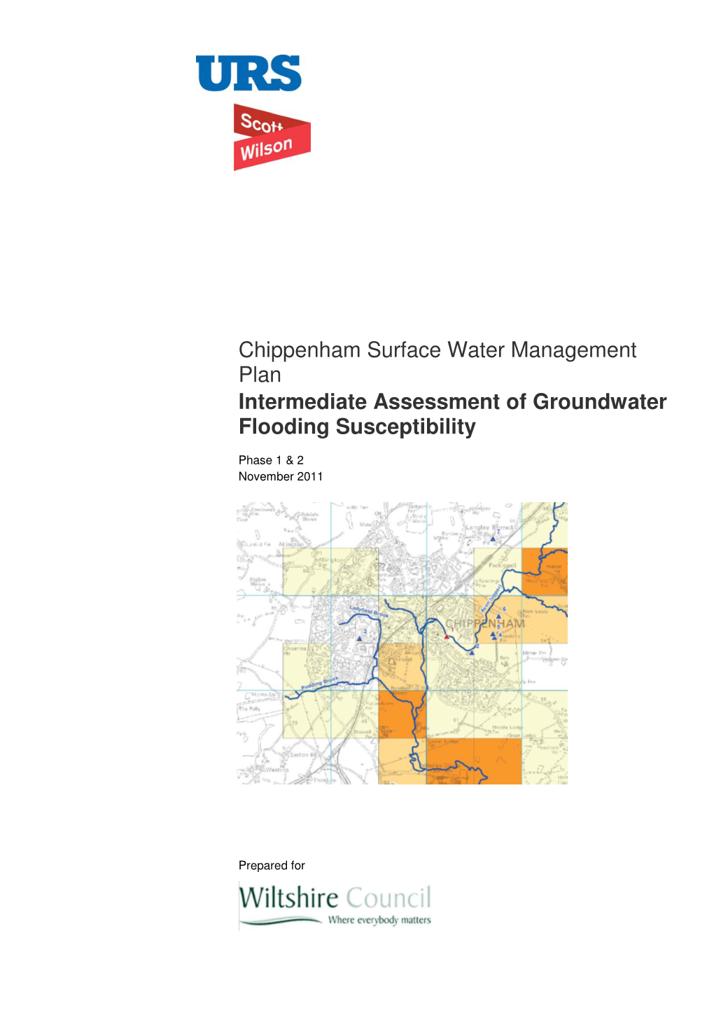 Chippenham Surface Water Management Plan Intermediate Assessment of Groundwater Flooding Susceptibility
