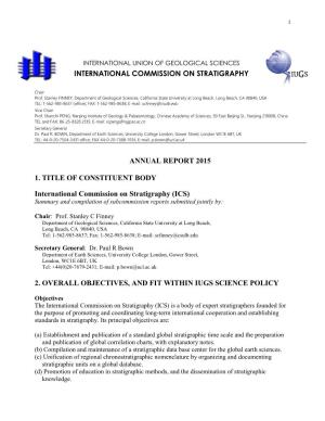 ICS Annual Report 2015