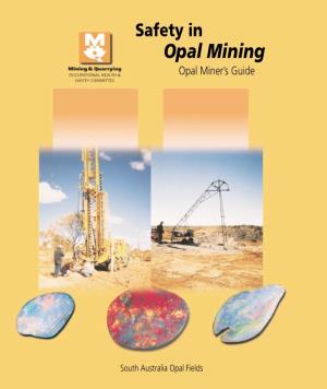 Safety in Opal Mining Guide