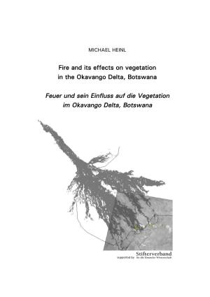 Fire and Its Effects on Vegetation in the Okavango Delta.Pdf