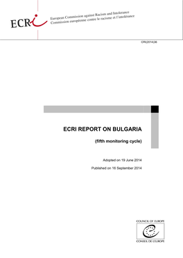 Report on Bulgaria