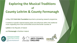 Exploring the Musical Traditions of Co. Leitrim & Co. Fermanagh