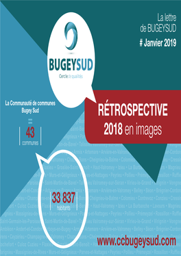 La Rétrospective De La Communauté De Communes Bugey Sud De L'année