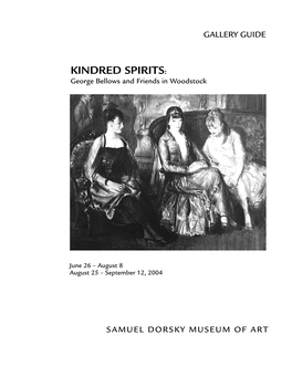 KINDRED SPIRITS: George Bellows and Friends in Woodstock