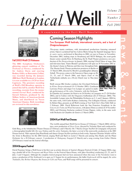 Topical Weill