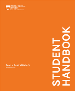 Student Handbook Table of Contents