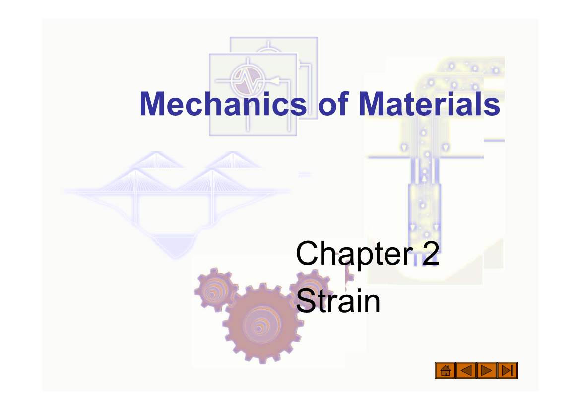 Mechanics of Materials Chapter 2 Strain