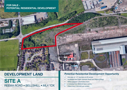 Site Area of 1.71 Hectares (4.23 Acres)