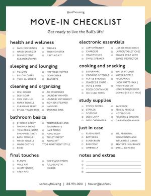 Move-In Checklist