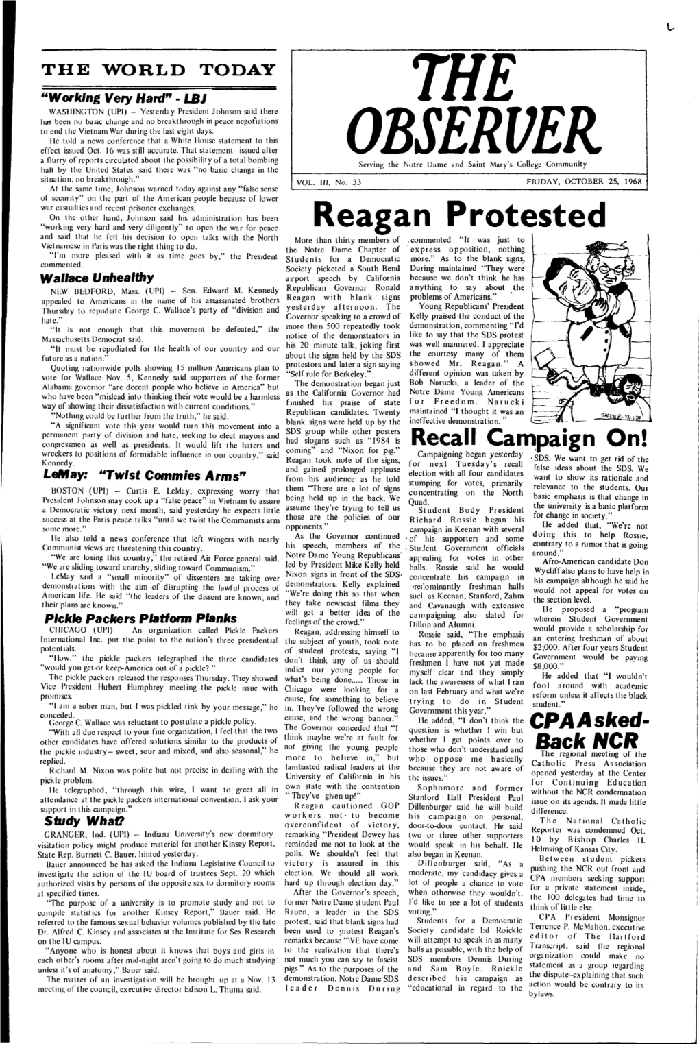 Reagan Protested