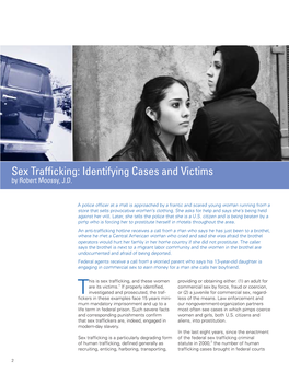 Sex Trafficking: Identifying Cases and Victims by Robert Moossy, J.D