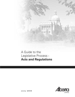 A Guide to the Legislative Process