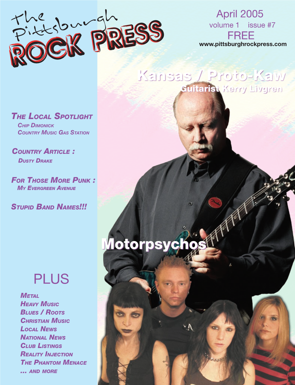 Pittsburgh Rock Press, August 2004 Issue 1