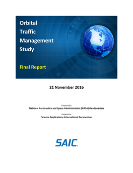 Orbital Traffic Management Study