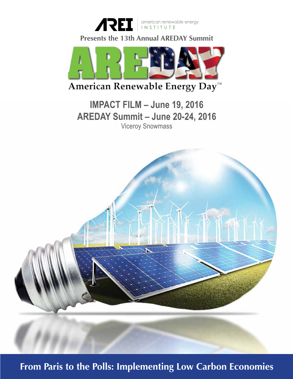 AREDAY 2016 Program