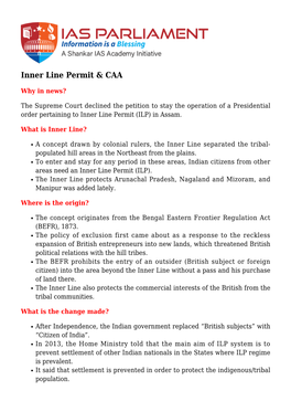 Inner Line Permit &