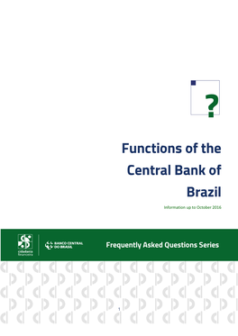 Functions of the Central Bank of Brazil