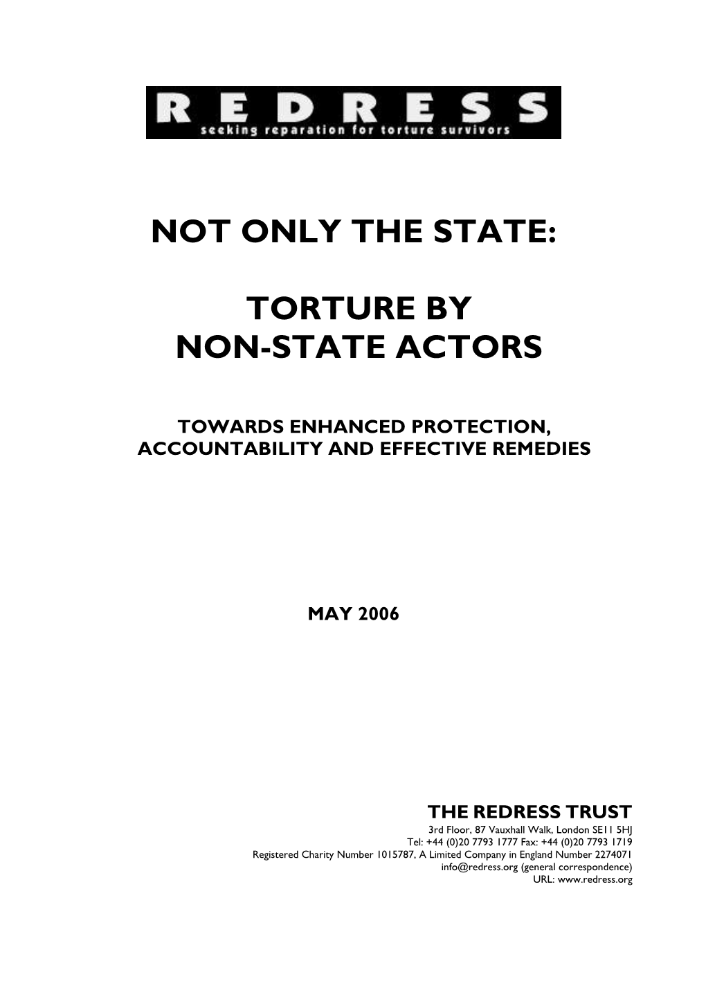 Torture by Non-State Actors