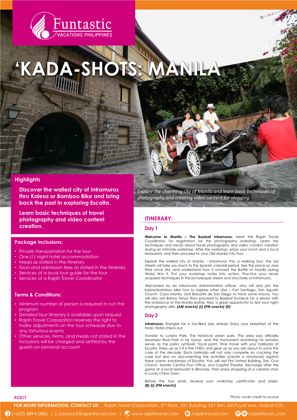 'Kada-Shots: Manila